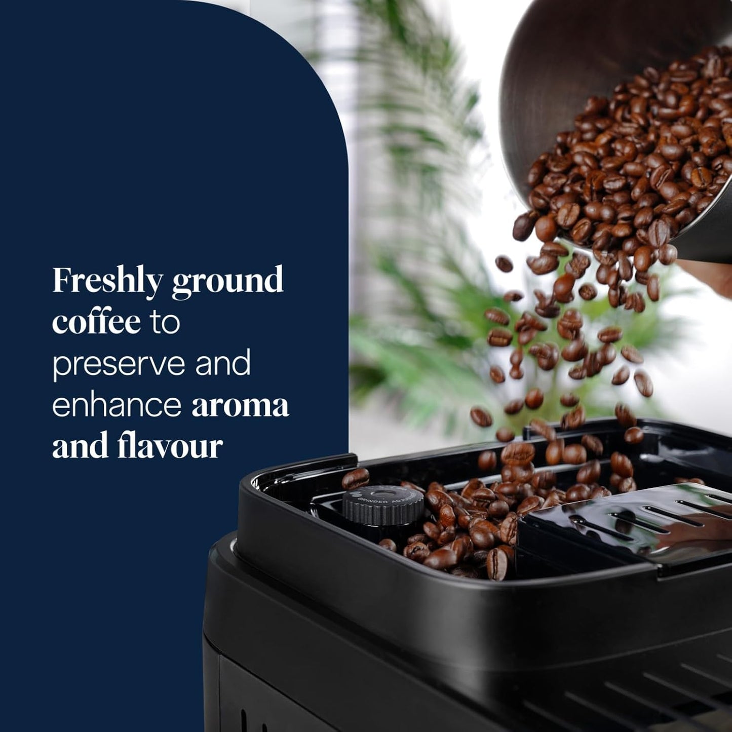 De'Longhi Magnifica Evo Next Perfetto Automatic Coffee Machine with LatteCrema Automatic Milk Frothing, 13 One Touch Drinks
