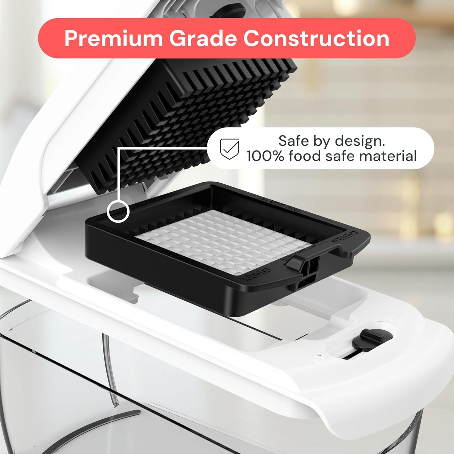 Fullstar PRO Original Vegetable Chopper and Spiraliser with 4 Stainless Steel Blades, Dicer and Veg Cutter, BPA Free and Dishwasher Safe