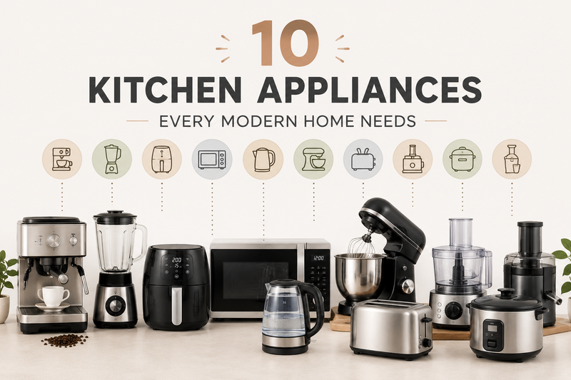 10 Kitchen Appliances Every Modern Home Needs