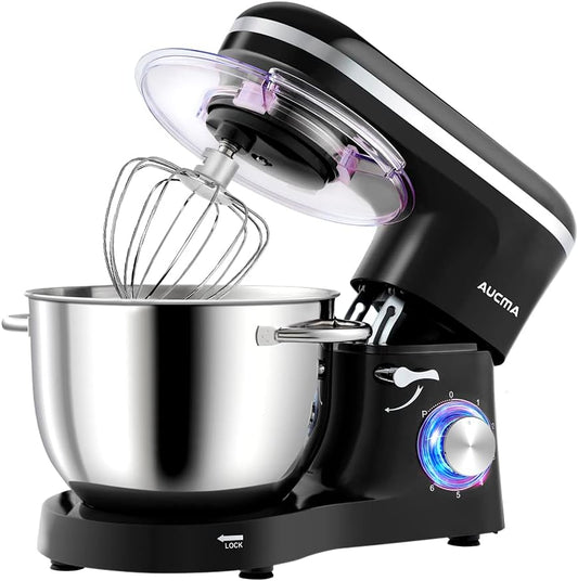 Aucma Stand Mixer, 6.2L Food Mixer for Baking, Electric Kitchen Mixer with Bowl