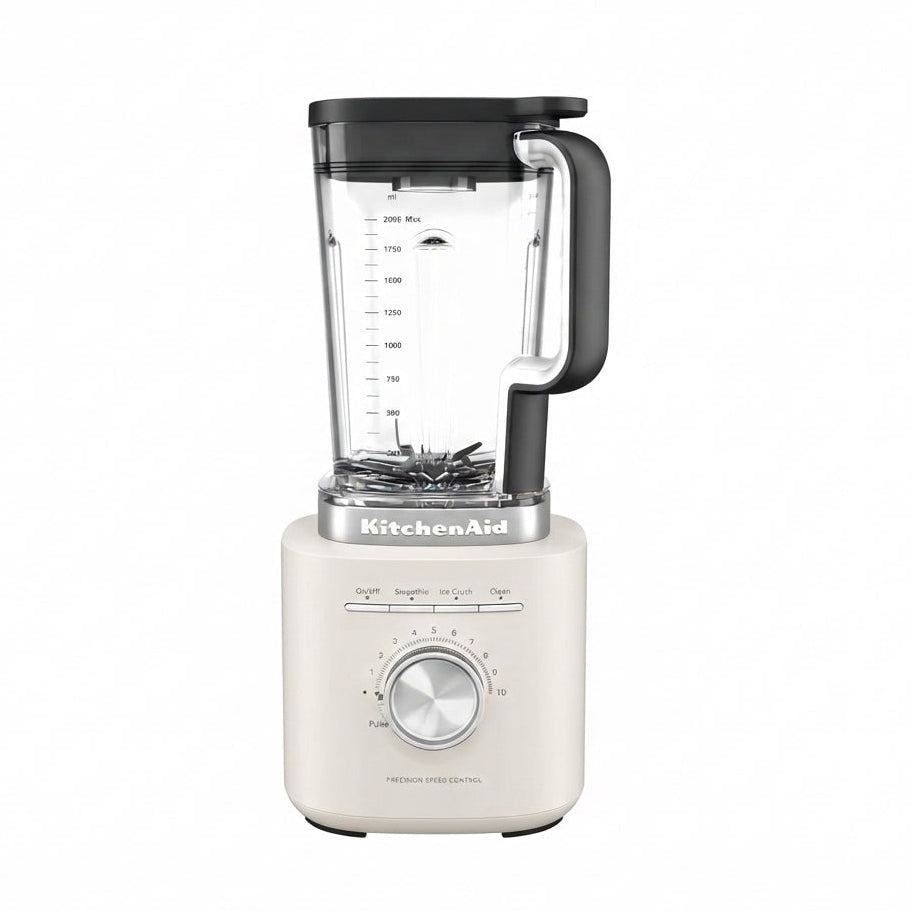 KitchenAid Pure Power Blender 1200W | 2.1L High-Performance Blender with 10 Speeds, Ice Crush & Smoothie Programs, Porcelain White
