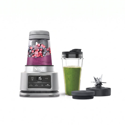 Ninja Foodi Power Nutri Blender 2 in 1, Blend Smoothie Bowls, Thick Spreads and Frozen Drinks, Automatic Programs, 700ml Cup and 400ml Bowl with Power Paddle
