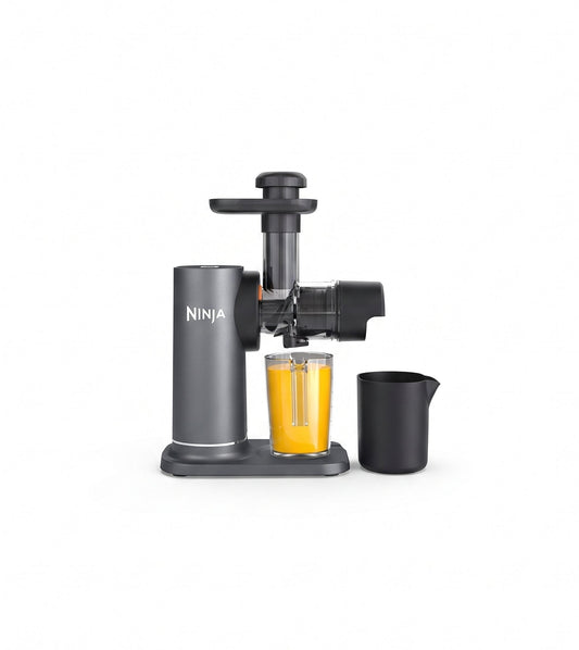 Ninja Cold Press Juicer Machine with 700ml Jug and 1.1L Pulp Container, Make Fresh Juices, Drinks and Wellness Shots, Compact, Dishwasher Safe with Removable Parts