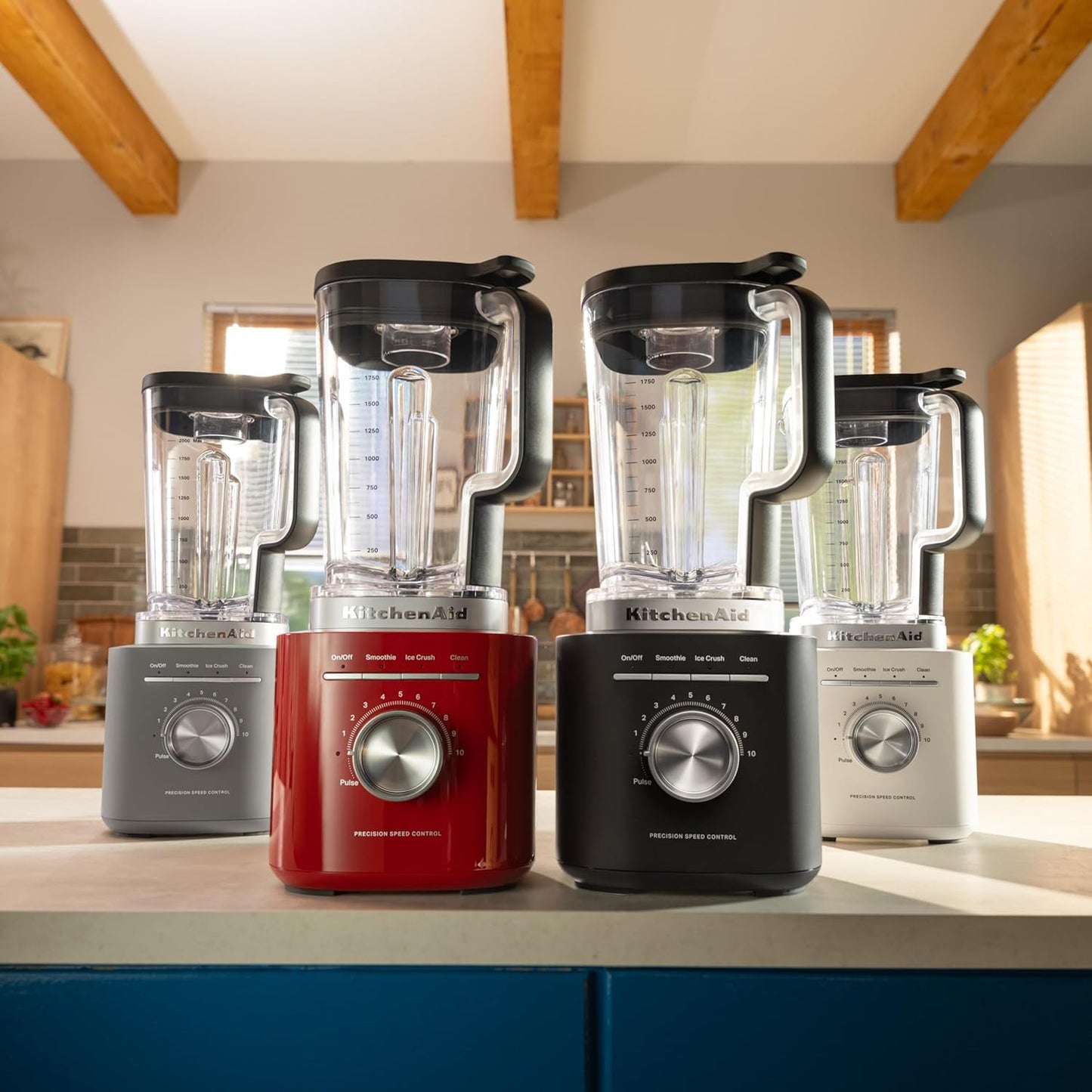 KitchenAid Pure Power Blender 1200W | 2.1L High-Performance Blender with 10 Speeds, Ice Crush & Smoothie Programs, Porcelain White