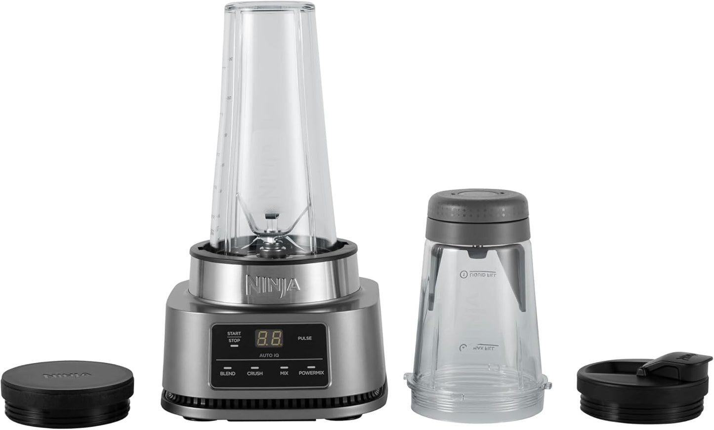 Ninja Foodi Power Nutri Blender 2 in 1, Blend Smoothie Bowls, Thick Spreads and Frozen Drinks, Automatic Programs, 700ml Cup and 400ml Bowl with Power Paddle